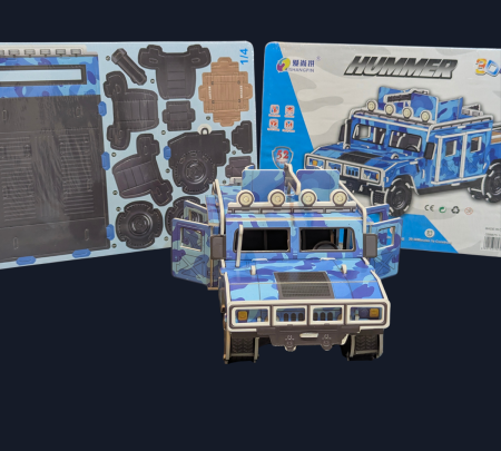 Hummer -Style Military toy ( 3D DIY Puzzle)